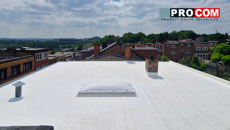 peinture cool roof, peinture toiture anti chaleur réfléchissante PROCOM peintures daniel